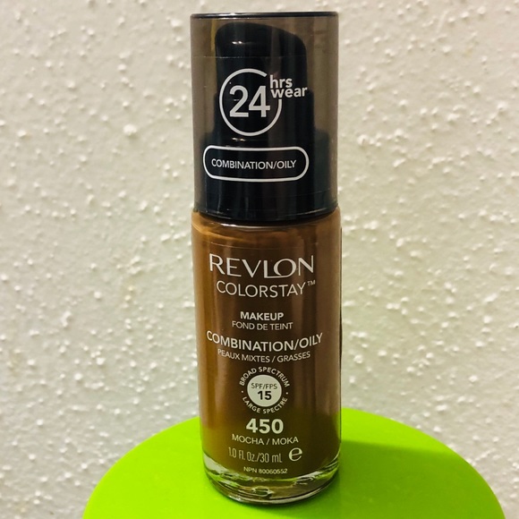 New Revlon Colorstay Foundation SPF 15 Mocha 450 - Picture 1 of 5